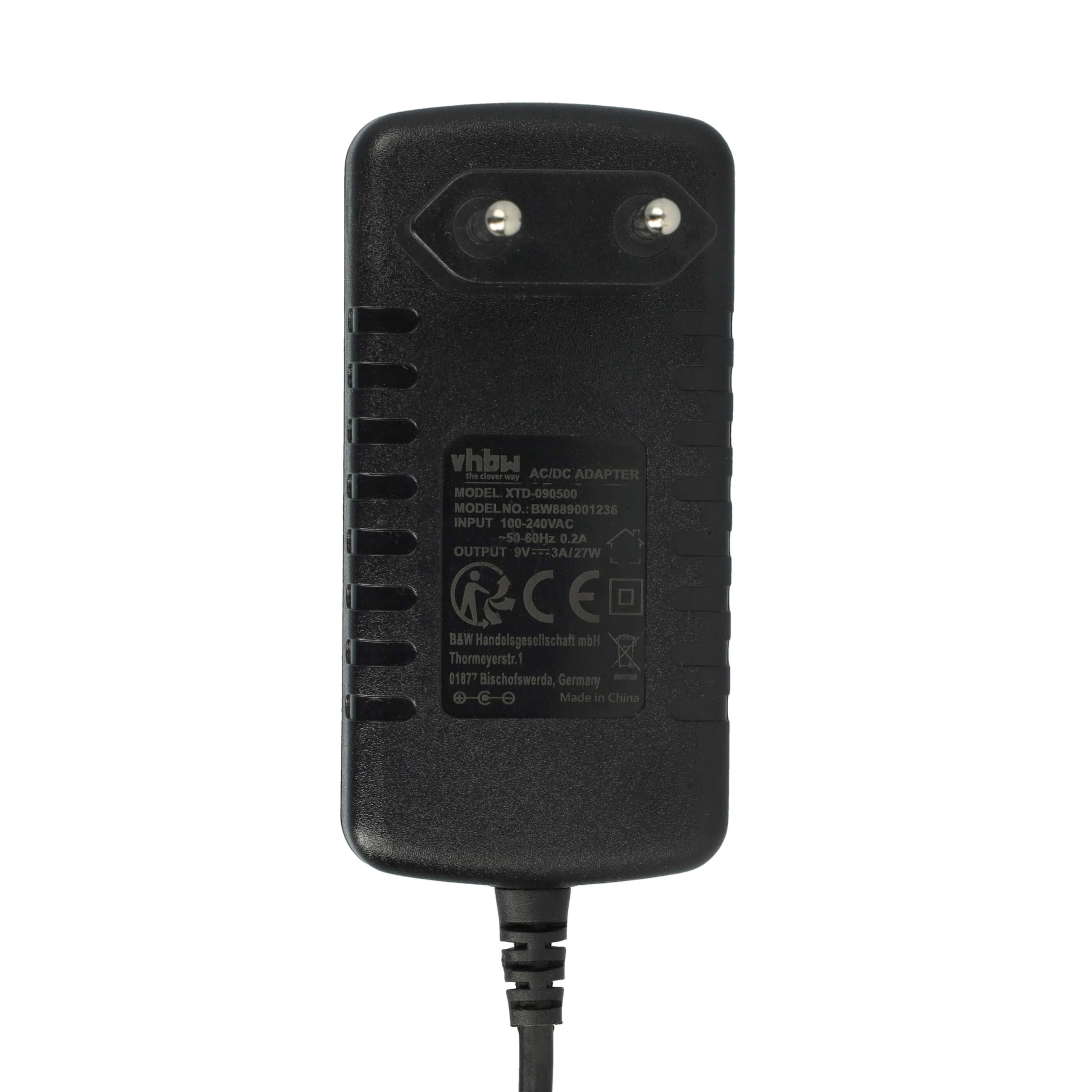 vhbw alimentatore compatibile con Line 6 POD Go, HD 300, HD 400, HD 500X, HD Bean, HD Serie pedale overdrive dispositivo per effetti musicali - 110 cm