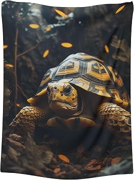 Indian Star Tortoise Gifts for Women Blanket Gifts Blankets for Women Blanket Throws for Couch 50" x 60"