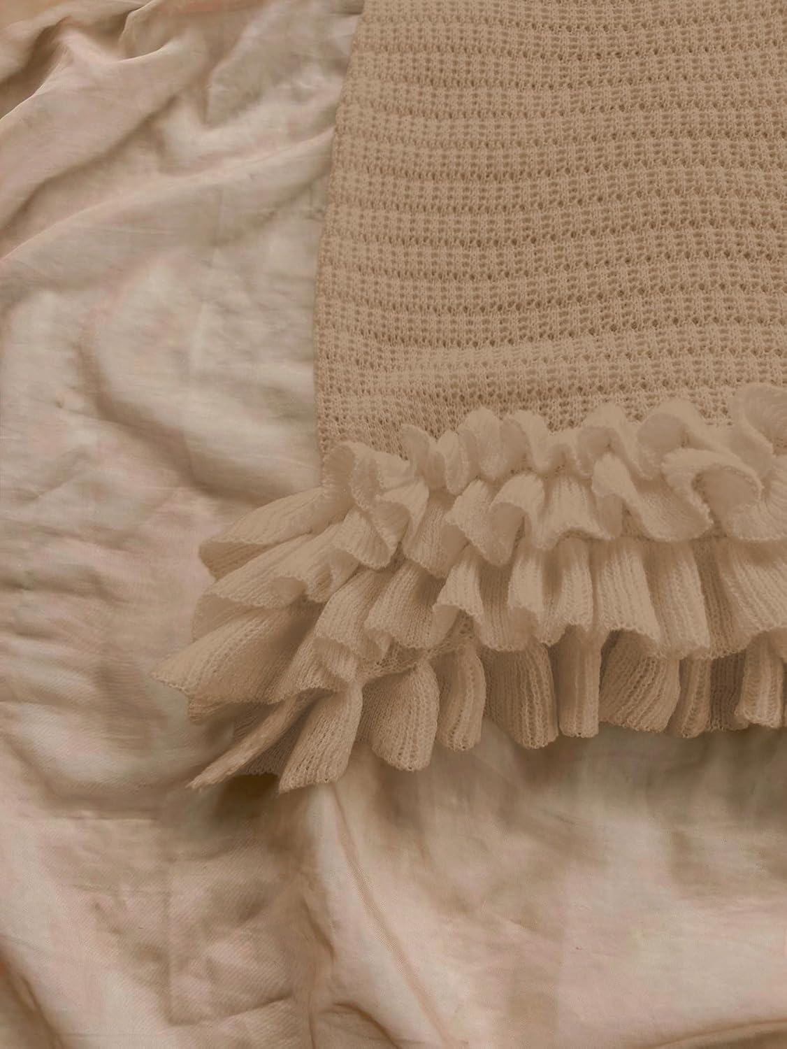 GORGLITTER Women's Crochet Halter Knit Bubble Backless Dresses Summer Vacation Festival Cruise Hawaii Beach Outfits - Image 4