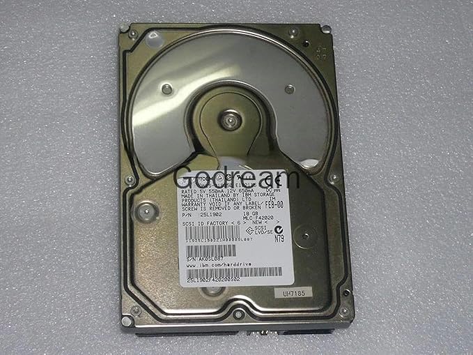RKEBK for 18G DNES-318350 E182115 S 7200RPM 68 Pin SCSI Hard Disk 25L1902