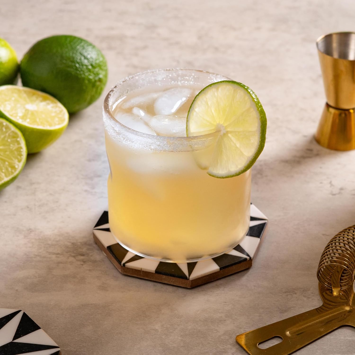 Unbreakable Rocks Whiskey Glass – Set of 6, 12.5oz, Dishwasher Safe, BPA-free Tritan, Clear Double Old Fashioned Glasses, Shatterproof for Indoor, Outdoor, Everyday Use. Reusable, Made in the USA - Image 4