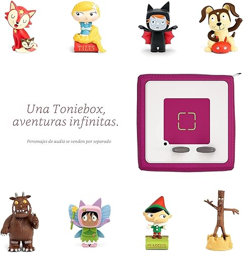 Vista 7 de Toniebox 1 - Set de inicio del reproductor de audio con Playtime Puppy - Escucha, aprende y juega con una pequeña caja abrazable - Púrpura