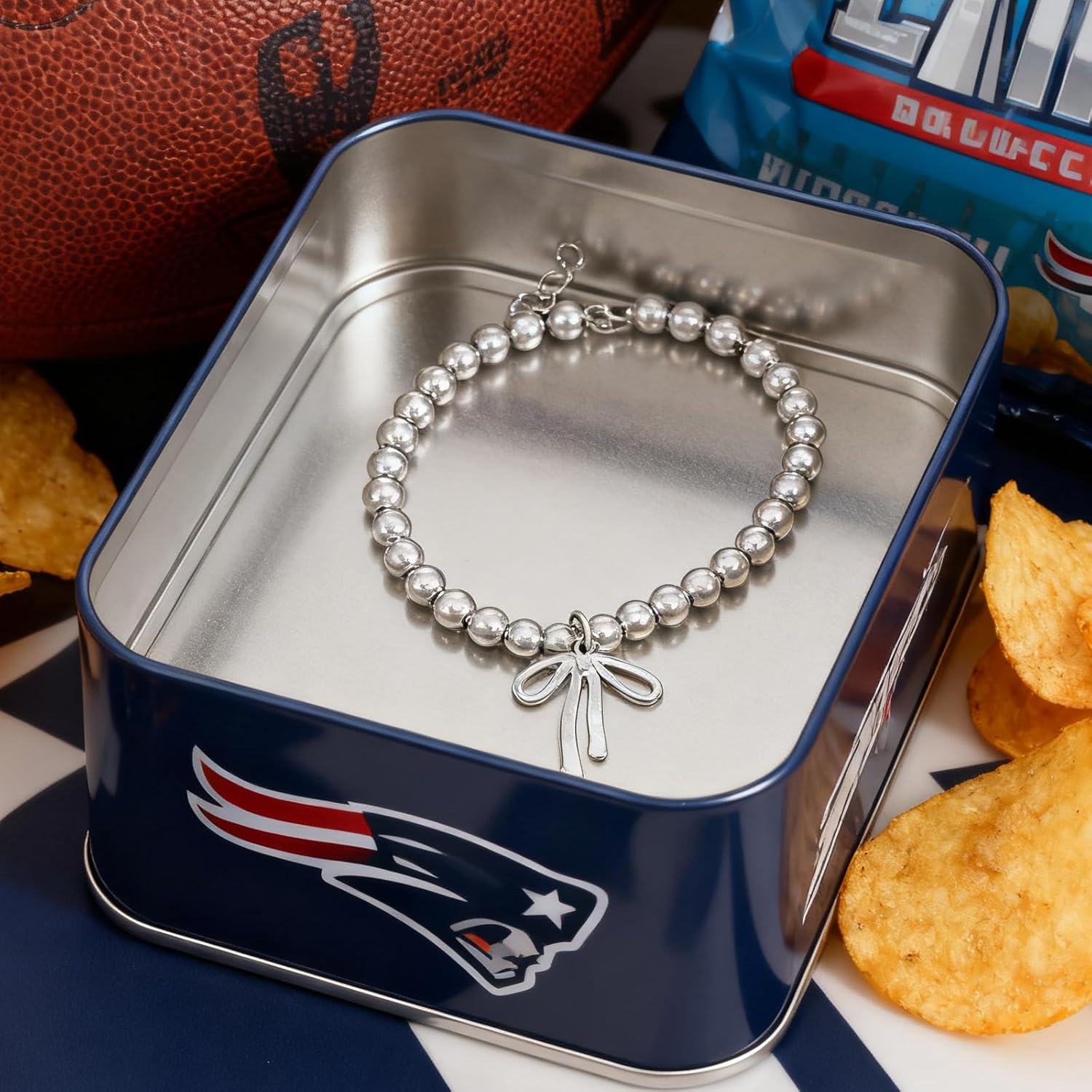 HUTIMY Bow Themed Gifts for Women Adults Teen Bowknot Lover Birthday Jewelry Bow Bracelet - Image 5