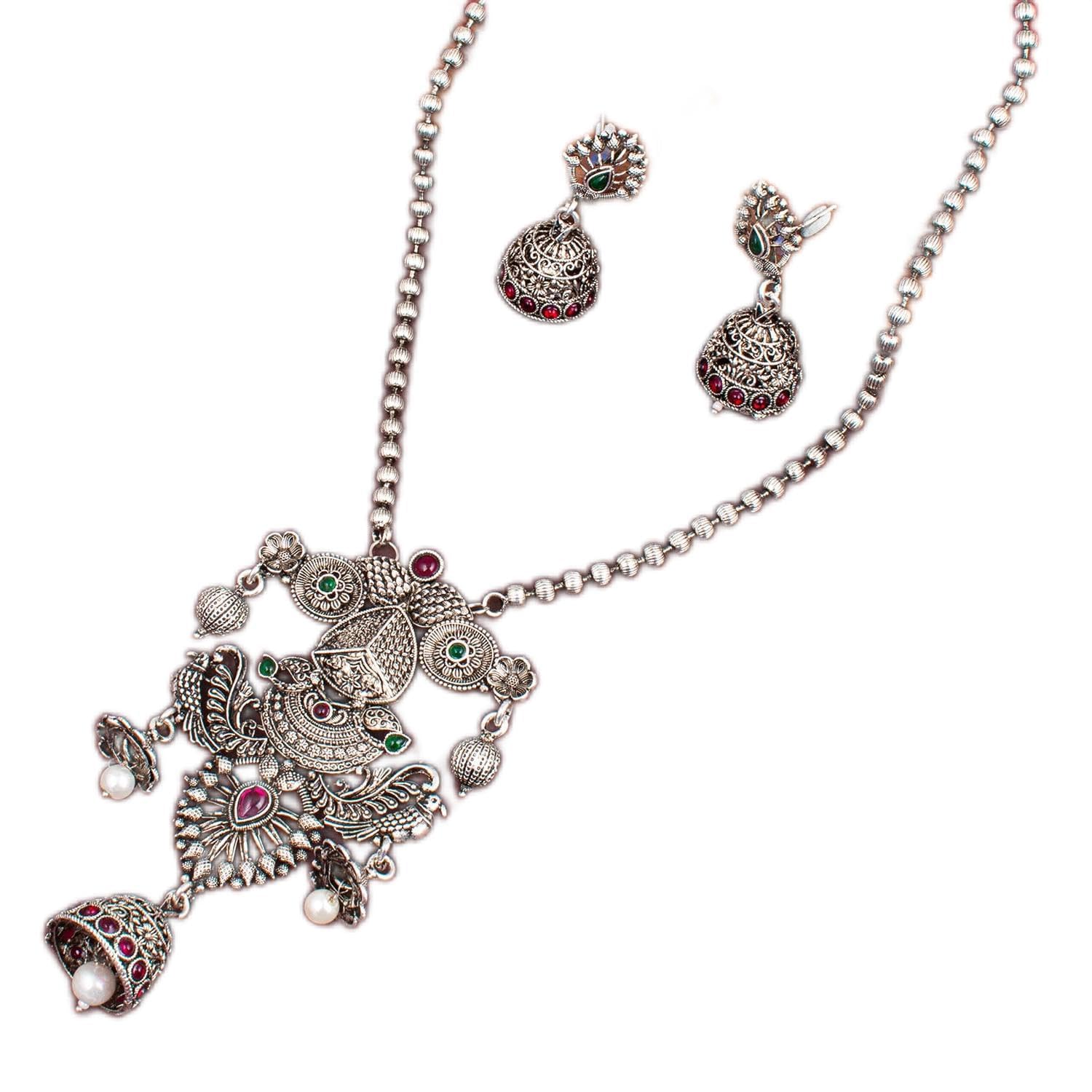 See full amazon price history chart for Sukkhi Angelic Oxidised Colour Stone Long Haram Necklace Set For Women Sukkhi Angelic Oxidised Colour Stone Long Haram Necklace Set For Women (B0BT1S46GB) Amazon Price History, Amazon Price Tracker