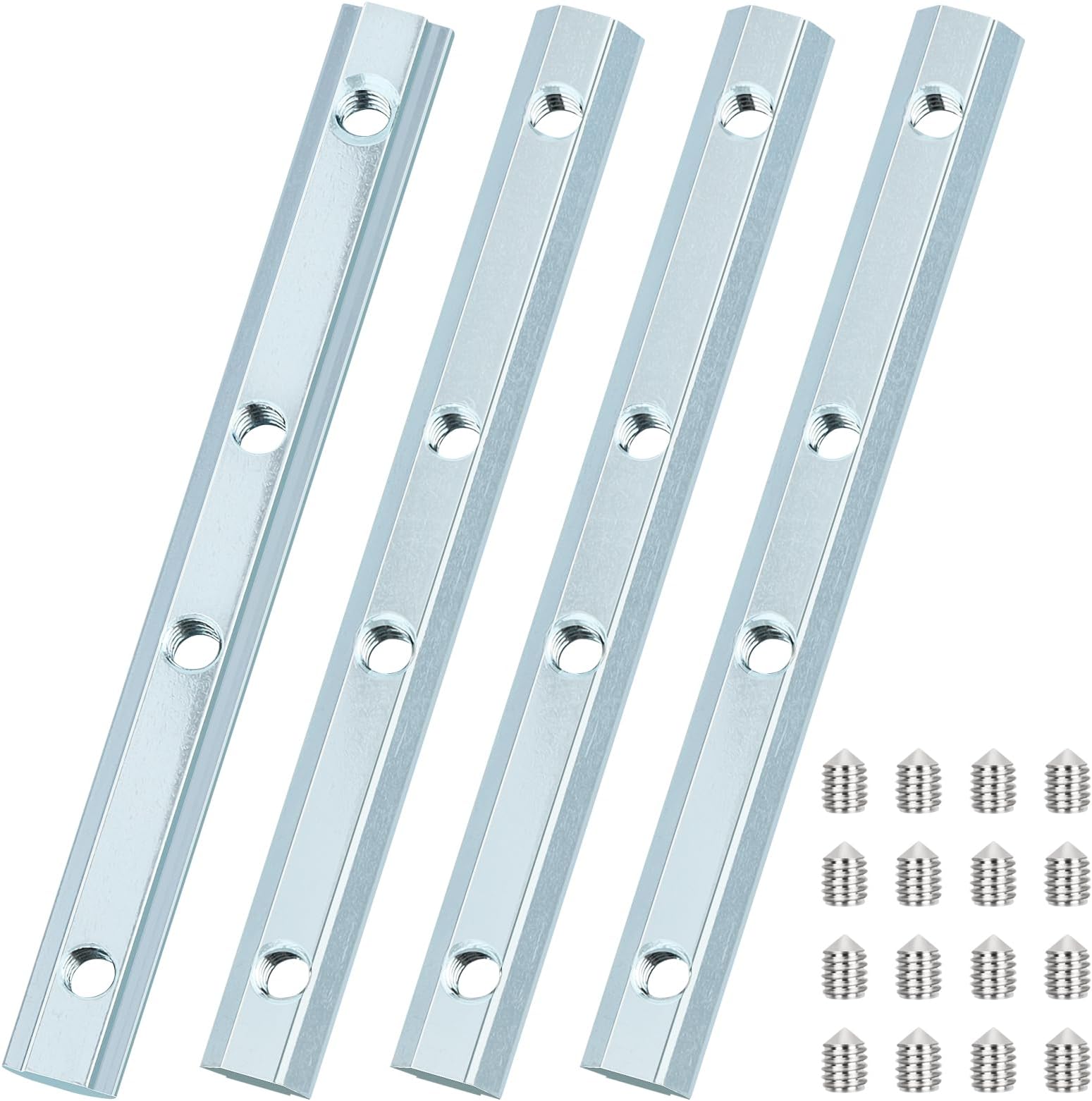 Alwaiiz Profilé En Aluminium De 10 M - Série 10 Mm - Accessoire Anti- Poussière - Bande D'étanchéité Souple En PVC - Pour Profilé En Aluminium Et Imprimante 3D