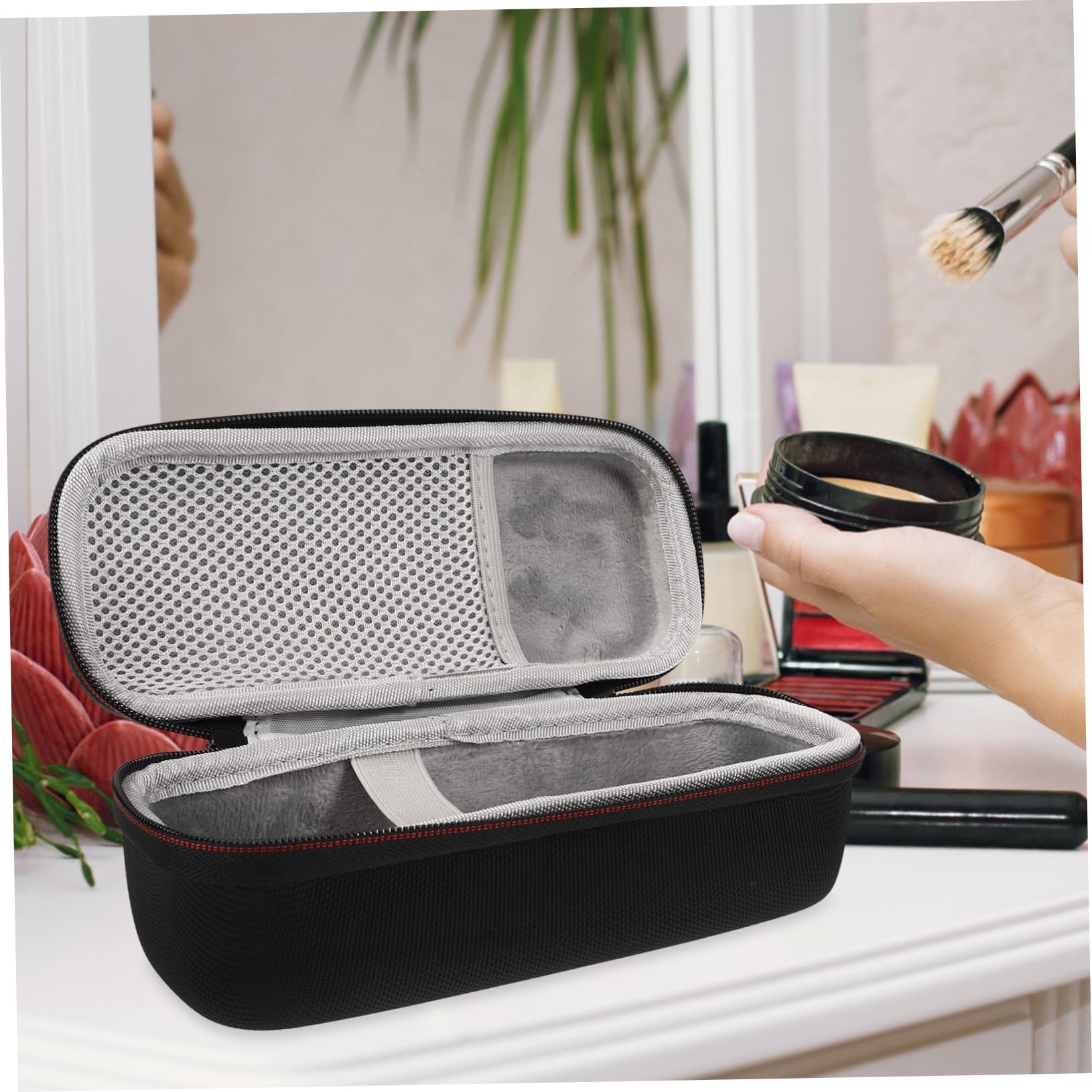5piezas Estuche De Viaje para Cepillos Eléctricos Organizador De Cepillos De Dientes Espacio para Pasta y Accesorios Funda Portátil De Viaje para