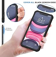 Vista 4 de ORETECH Funda para iPhone 11, con [2 protectores de pantalla de vidrio templado] [prueba de caídas de grado militar de 10 pies]