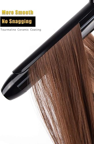 Miniatura 8 de Lanvier - Rizador de pelo con barril de cerámica de turmalina extralargo de 125pulgadas rizador profesional de hasta 450F con doble voltaje para