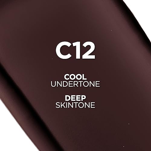 Miniatura 2 de L'Oreal Paris True Match Base supermezclable, maquillaje líquido de cobertura media, C12, profundo, 1 onza líquida