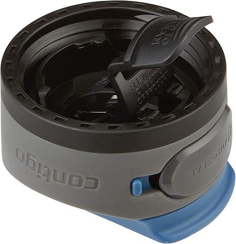 Miniatura 85 de Contigo - Botella de agua con autosellado, 24 onzas, tapa negra (Licorice)