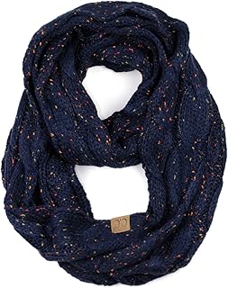 Soft Winter Warm Chunky Knit Cowl Infinity Loop Scarf