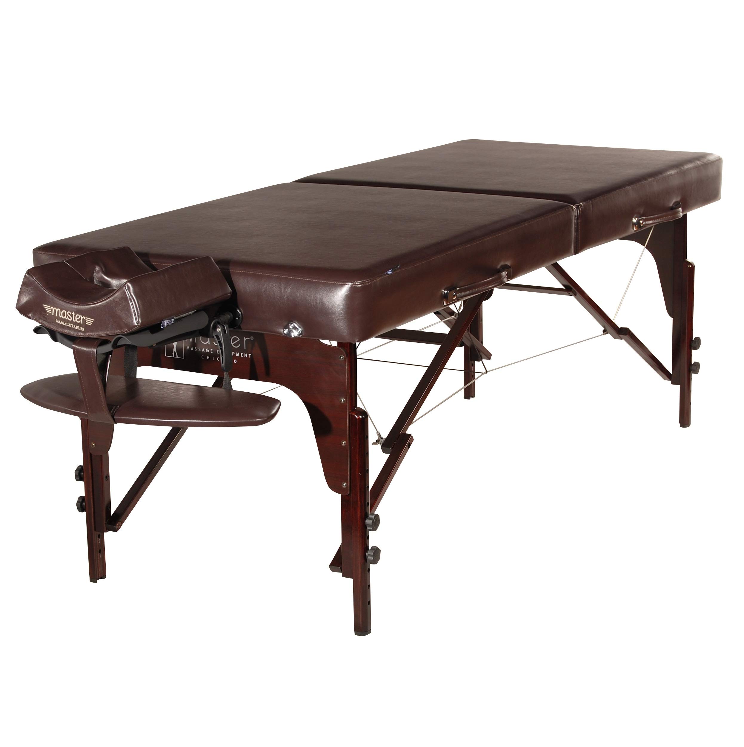 Master Massage 31" Extra Large Carlyle Lx Portable Massage Table Package, 1count, Chocolate