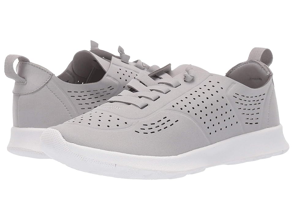 

Not Rated Mana (Light Grey Microfiber) Women's Lace up casual Shoes, Gray