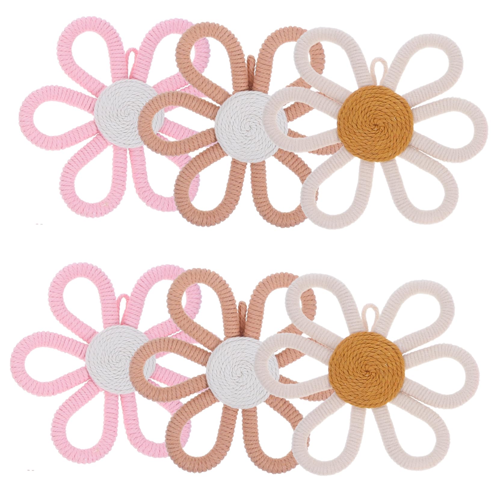 Panneaux muraux tissés à fleurs pour créer un cocon bohème dans la chambre de bébé