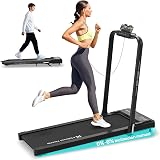 Mobvoi 6% Incline Smart AI Foldable Treadmill Walking Pad Speaker TicSports APP 12 KMH 120 KG Portable Compact Treadmills for Home Office Under Desk Treadmill with LED Display Remote Control - 1