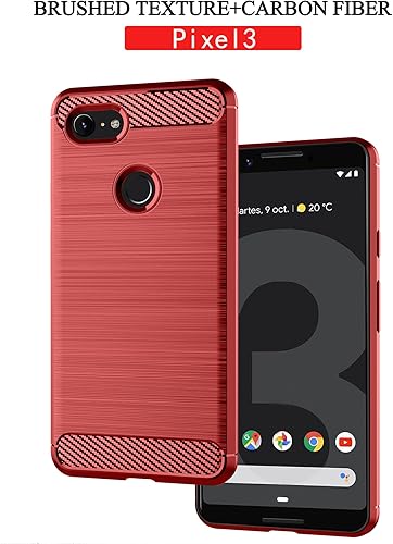 Miniatura 4 de Asuwish Funda de teléfono para Google Pixel 3 con protector de pantalla de vidrio templado y delgada y suave TPU móvil resistente, accesorios