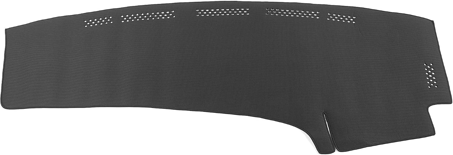 WellVisors Black Dash Mat Dashboard Cover Compatible with Ford 1997-2007 E150 E250 E350