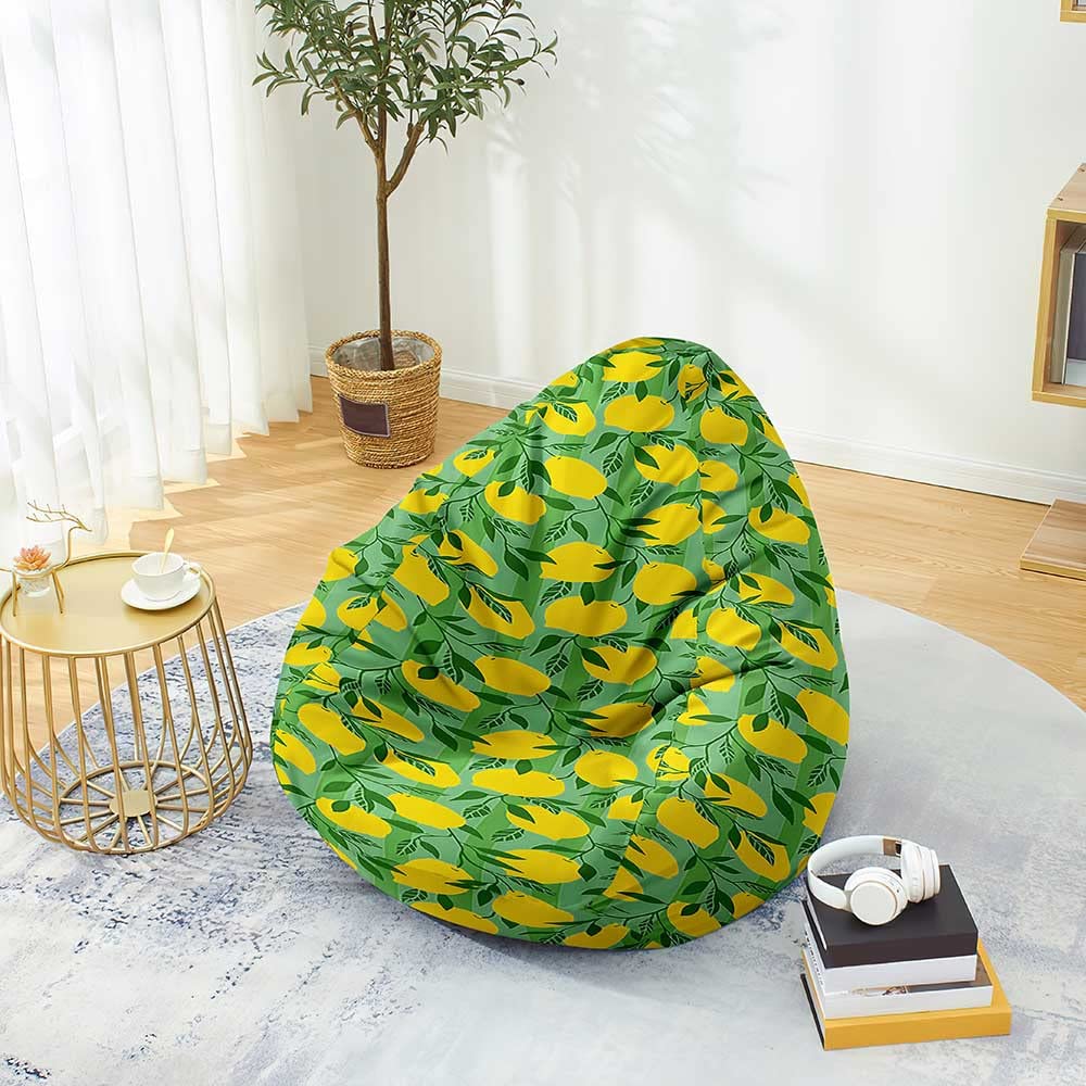 Pouf Poltrona a Sacco Gigante,Stampa Pentagramma Bean Pouf Poltrona a Sacco Gigante,Stampa Pentagramma Bean