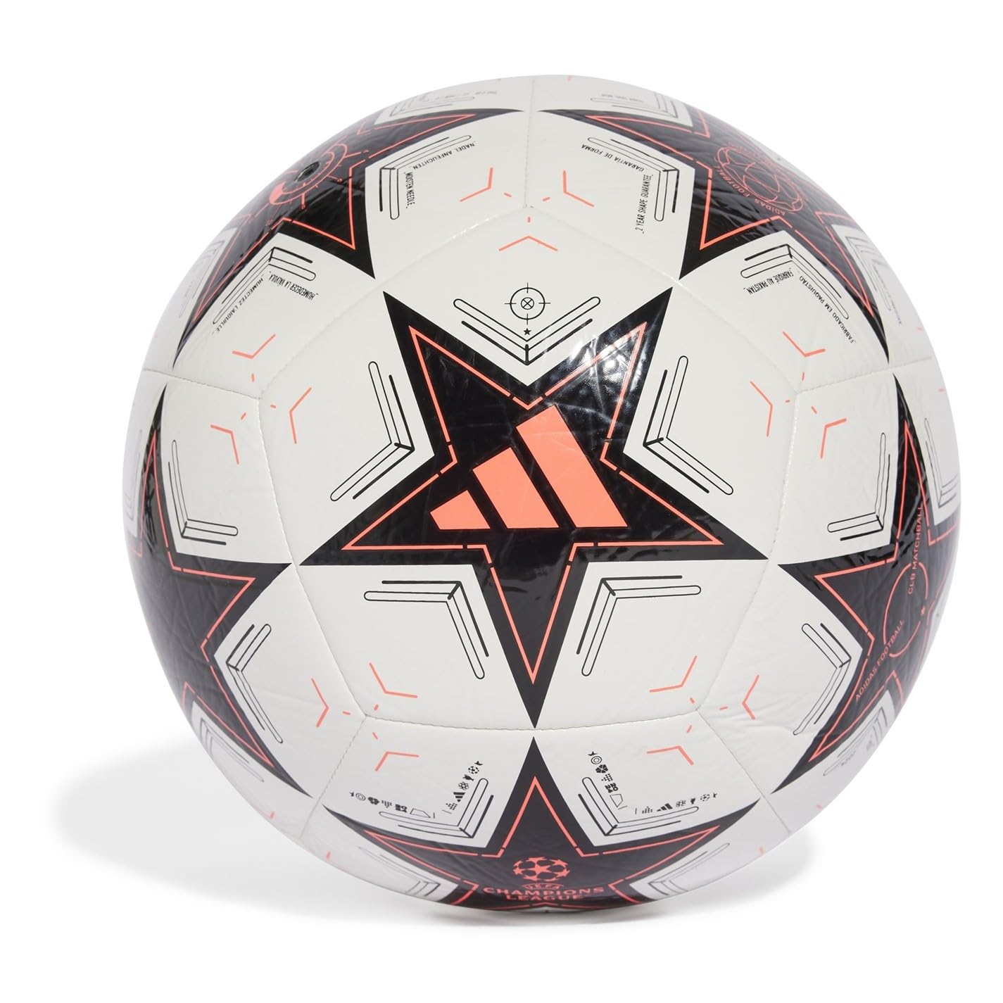 adidas UEFA Champions League Club Ball IX4063, Unisex Footballs, White, 4 EU
