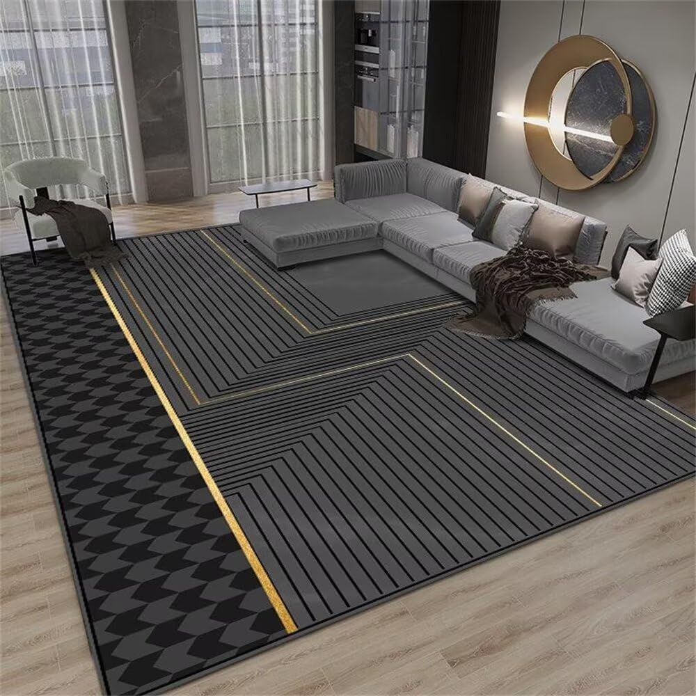 Tapis anti vibration haut de gamme 120x200cm résistant à la pluie motif jaune moderne
