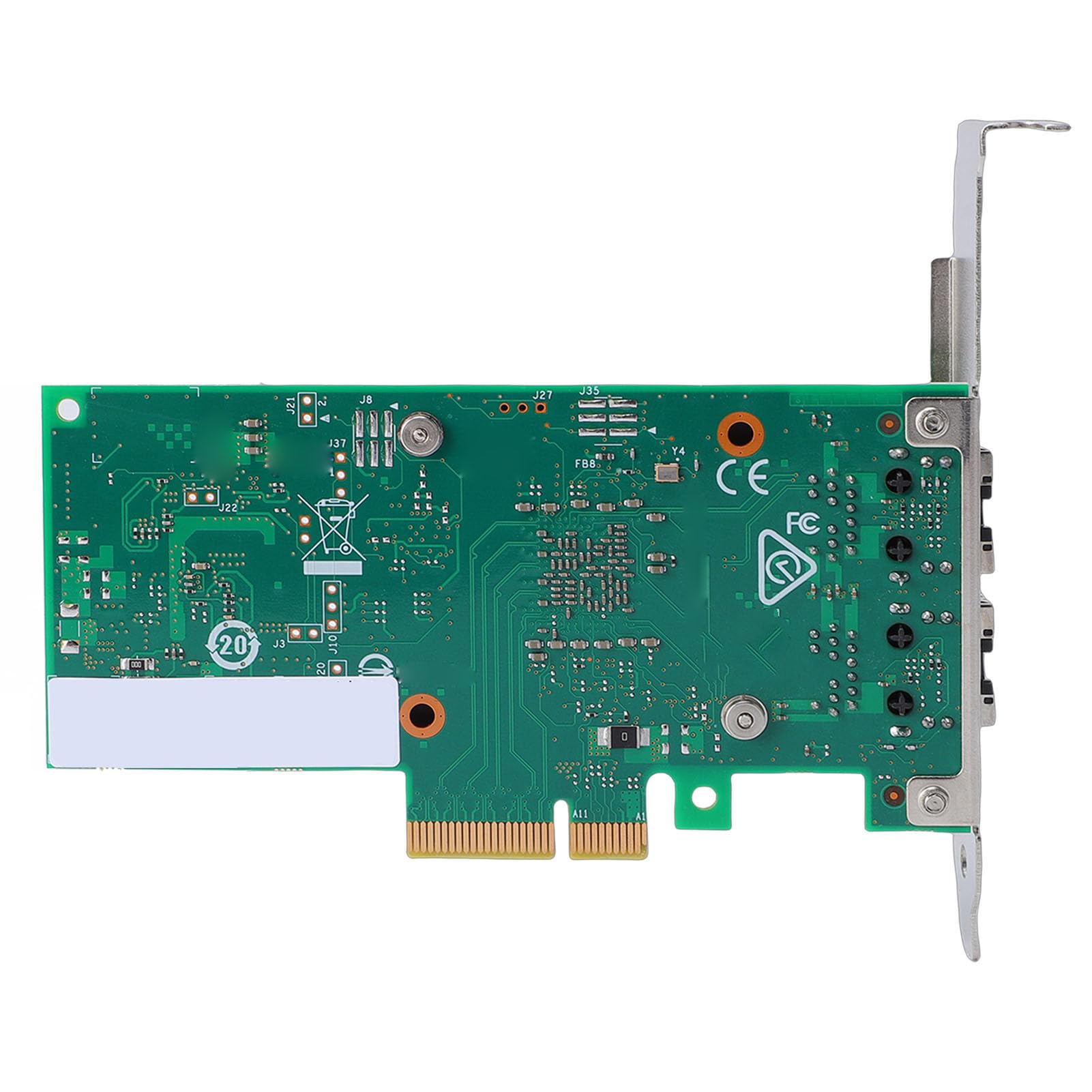 Scheda di Rete PCIE da 10 Gb con Chip X550AT2 Doppia Porta RJ45 Adattatore Ethernet PCI Express 3.0 X4 2.5G/5G/10G con Supporto per,VMware, FreeBSD
