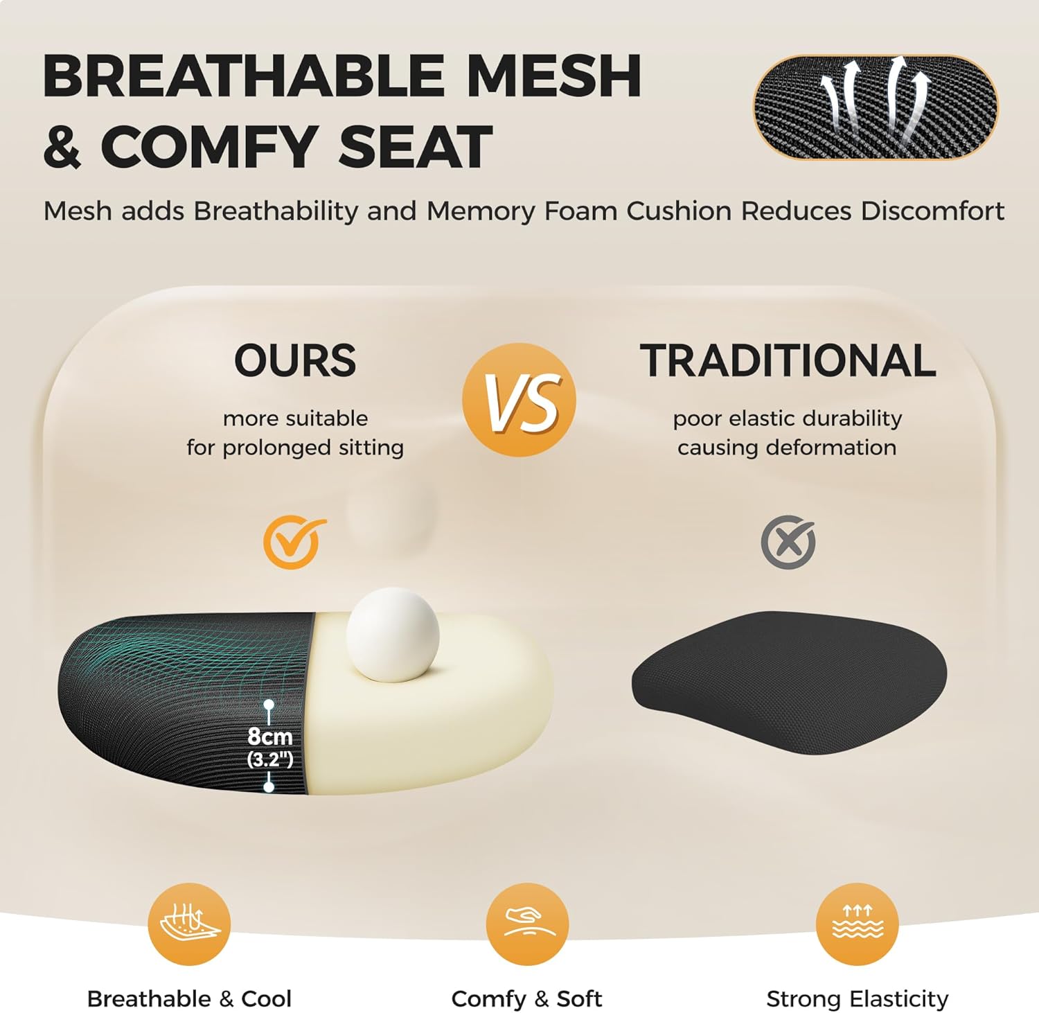 Primy Home Office Drafting Chair - Tall Desk Chair with Flip-up Armrests 3D Lumbar Support, Comfort Drafting Chair with Footrest for Standing Desk, High Chair for Bar Study Work