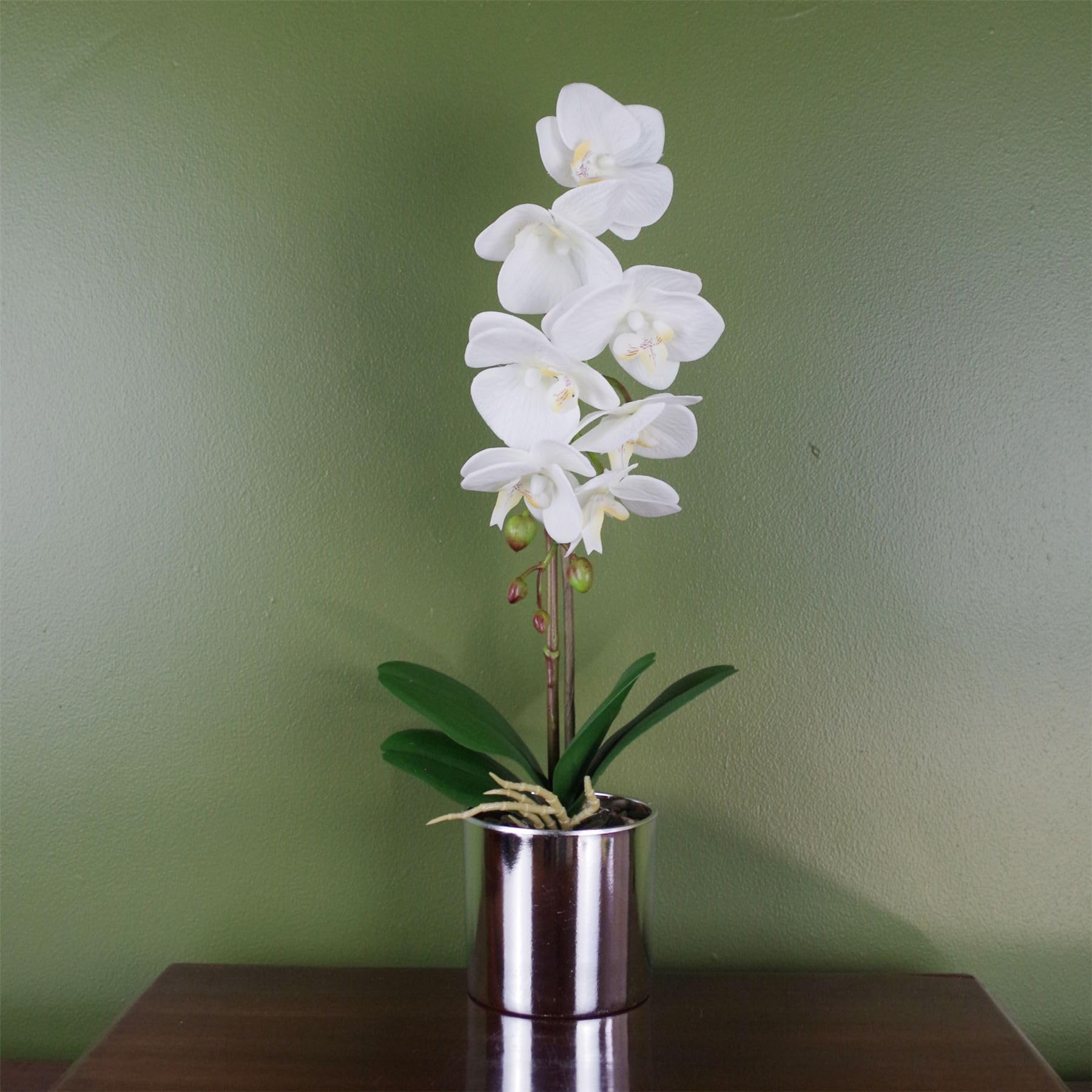 Realistic Artificial Orchid Plants Fully Potted