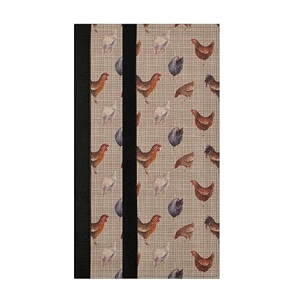 KLL Chickens and Roosters Rustic Style 2 Pcak Refrigerator Door Handle Covers Dishwashers Grill Microwave Cabinet Door Cloth Protect Kitchen Appliance Clean