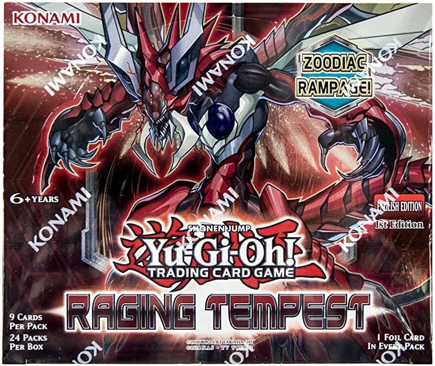 Konami Yu-Gi-Oh Raging Tempest Booster Box
