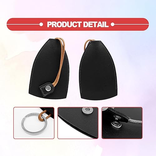 Miniatura 3 de Reative - Funda extraíble para llaves de automóvil, elegante y creativa, protector de llave de automóvil, funda protectora de cuero extraíble para