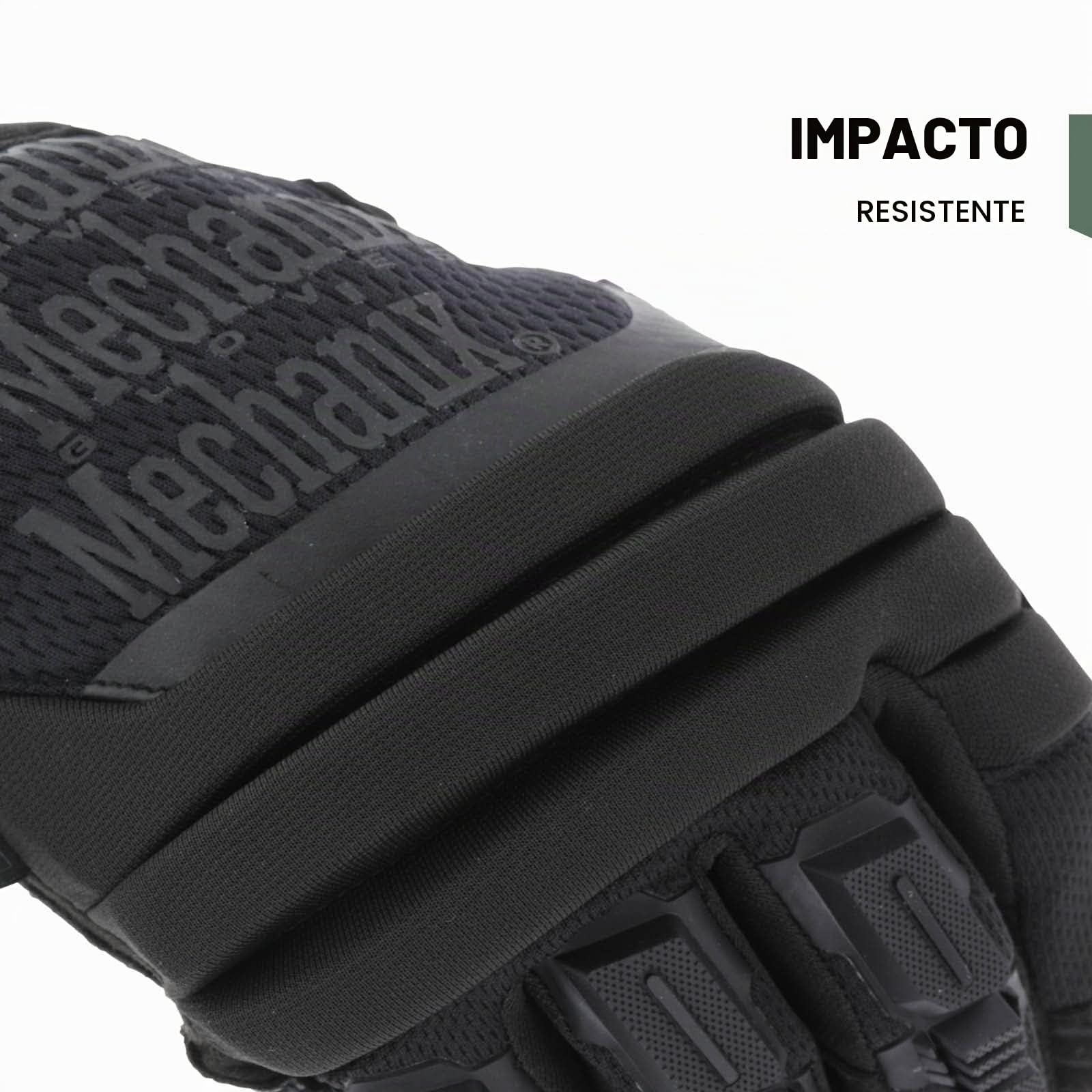 Mechanix Wear Guantes M-Pact® 2 Covert (Grande, Negro entero)