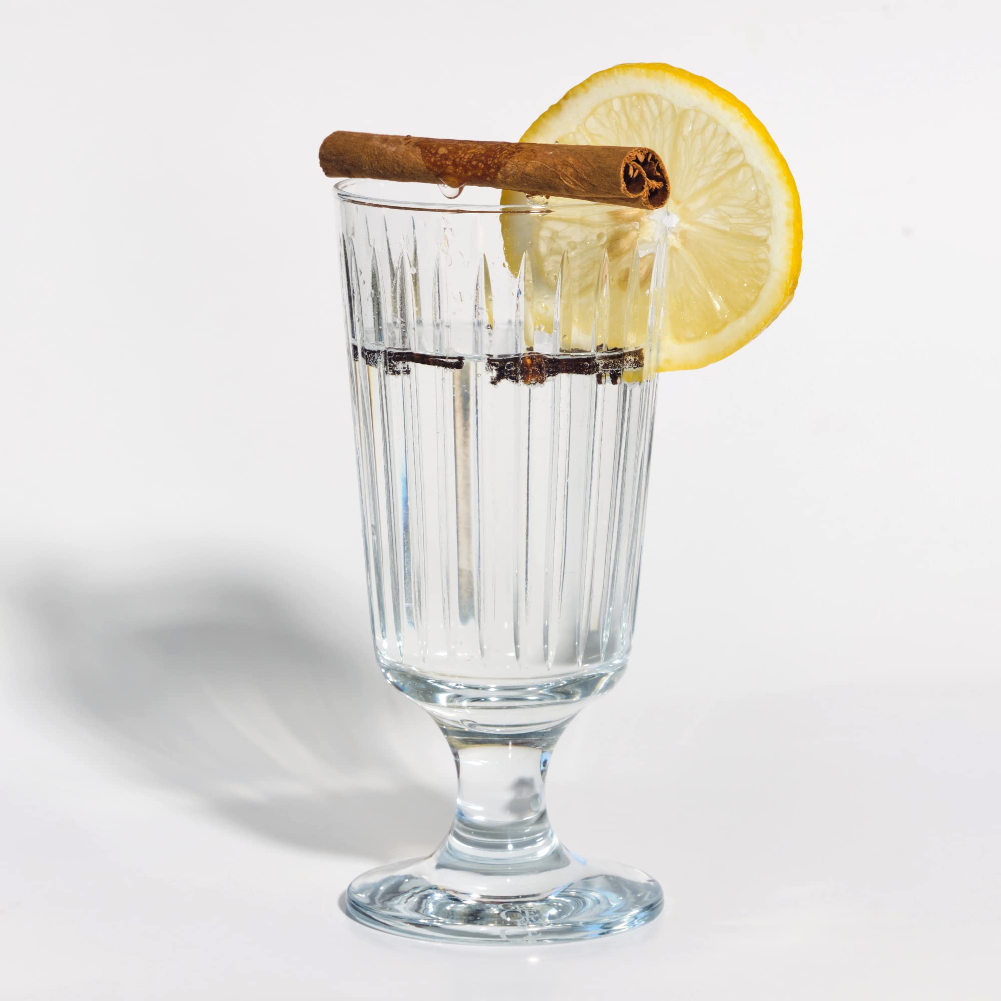 Cocktail Glasses Set Premium Glassware Set for Pina Colada, Large Shrimp Cocktail, Margaritas, Ideal for Refreshing Hurricane Cocktail, Goblet Thick Bottom for Coronaritas Set of 2-8oz