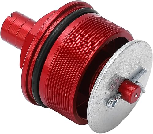 Miniatura 8 de Tapa de horquilla de precarga, tapa de tubo de precarga resistente, tapa de alta resistencia para motocicleta (rojo)