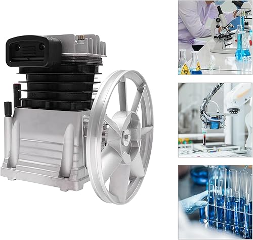 Miniatura 7 de Compresor de aire silencioso de 40 L, compresor de aire médico, sin aceite, portátil, sin aceite, bomba de aire de 110 V, bomba de compresor de aire