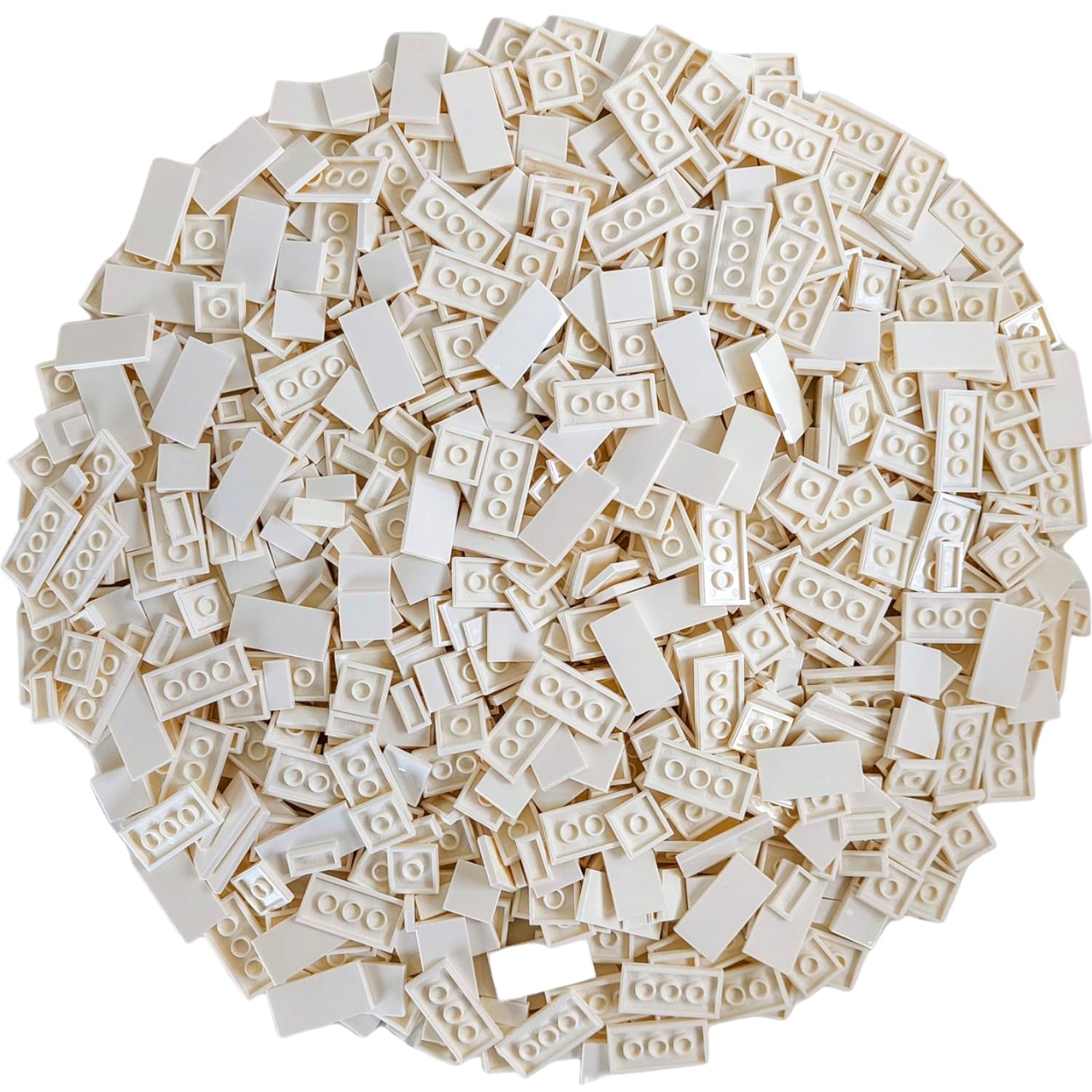 Piastrelle (1 x 1,1 x 2,2 x 2,2 x 4) bianco puro 713/sacchetto 1000 pezzi.