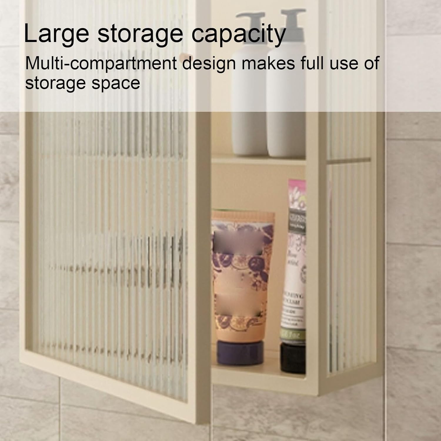 Cabinet Single Door Glass Storage Cabinet,Storage Organizer,with Tempered Glass Doors,Wall Cabinet with Transparent Door Wall Mounted,Toilet Metal Frame Medicine Cabinets Kitchen Bathroom(White left,6