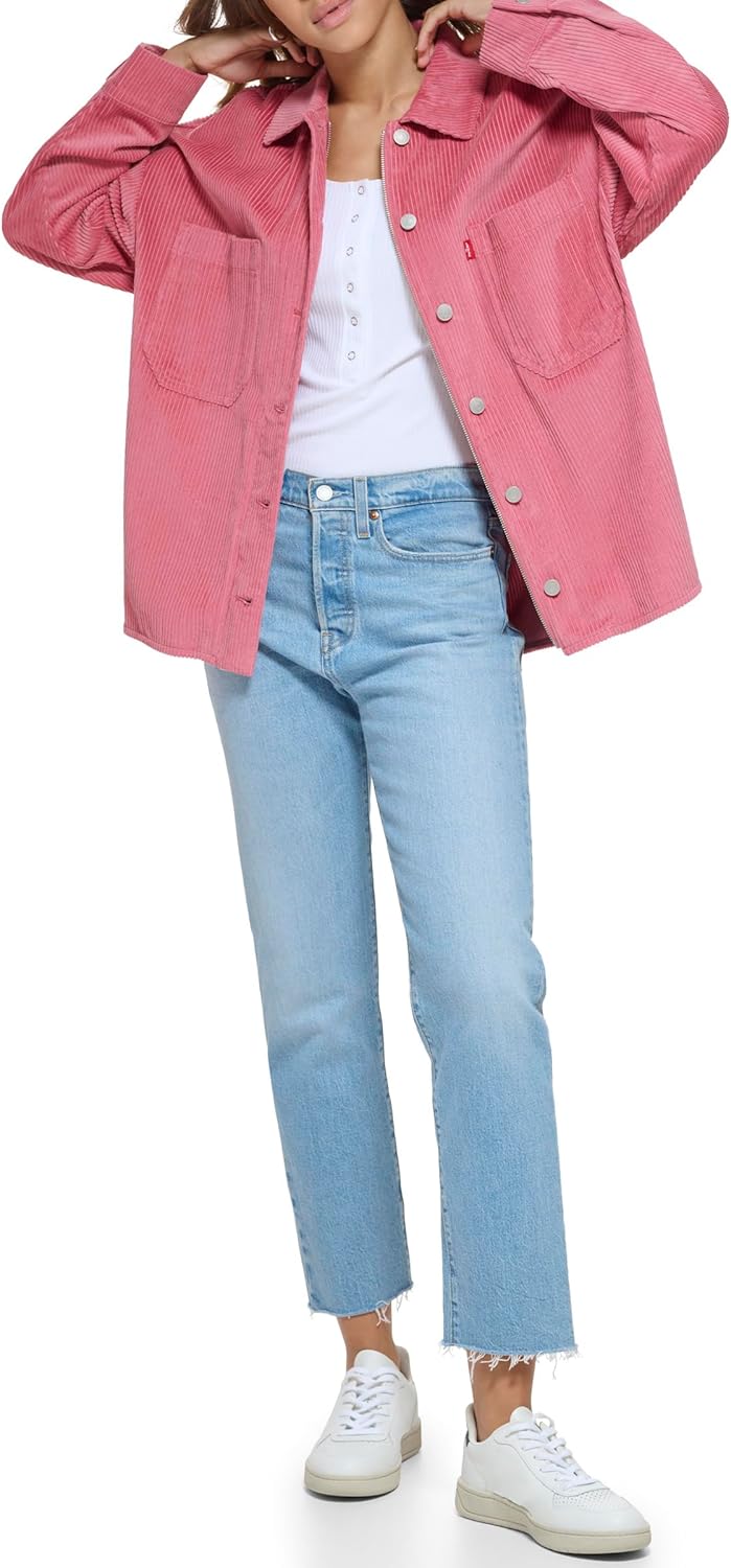 Levi's Womens Bull Twill Cotton Shirt Shacket (Standard & Plus Sizes) - Image 6