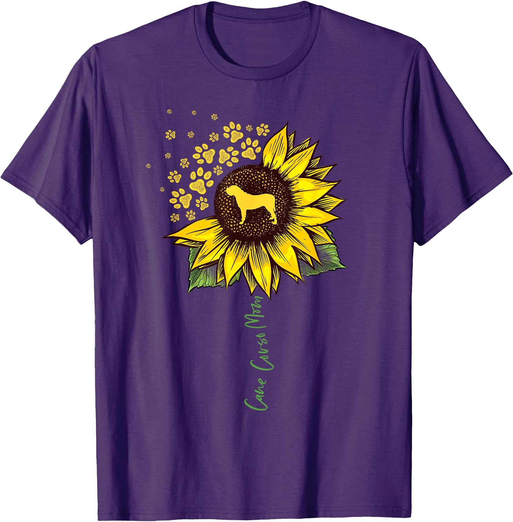 Cane Corso Mom Sunflower Italian Mastiff Gifts Dog Mom Mama T-Shirt for Men Women Kids