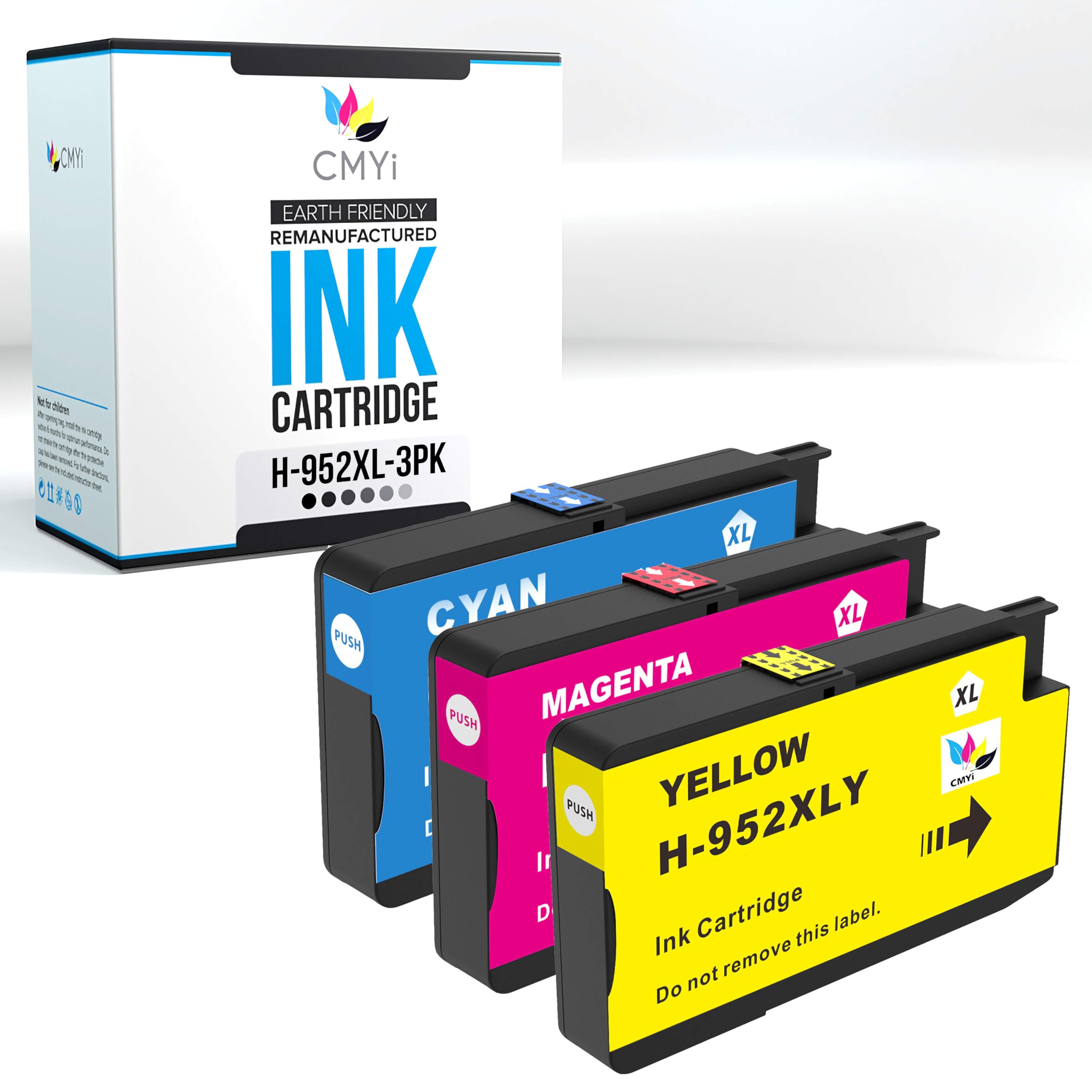 CMYi 952XL Combo Pack Replacement Ink Cartridge for HP OfficeJet Pro 7730, Pro 7740, Pro 7745, Pro 8200, Pro 8210, Pro 8216, Pro 8218, Pro 8700, Pro