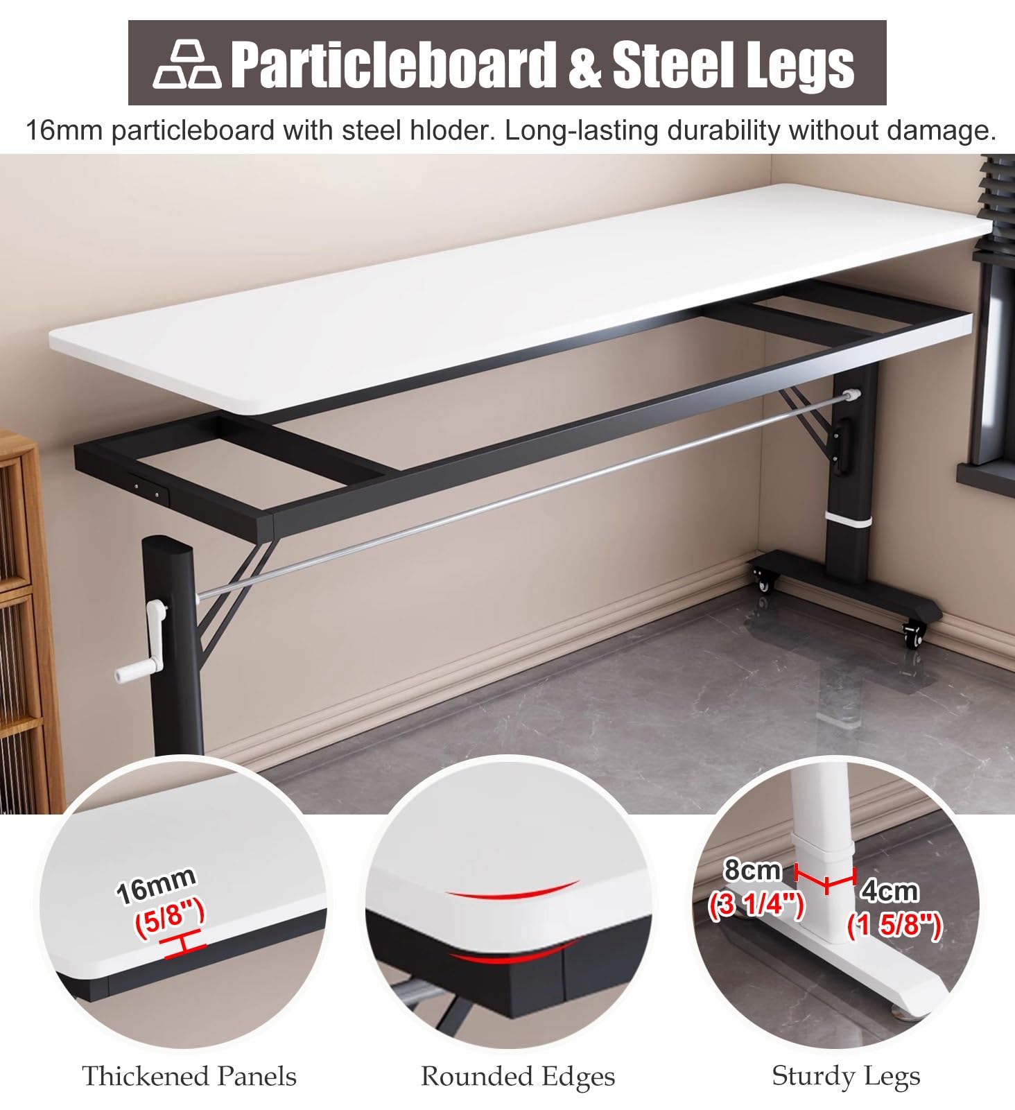Supporto Tastiera Musicale Pianoforte Bianco Regolabile in Altezza, Supporto Mobile Moderno per Pianoforte con Ruote, Supporto per Tastiera Elettronica per Home Studio, Kit Universale(130cm (51 1/4"))