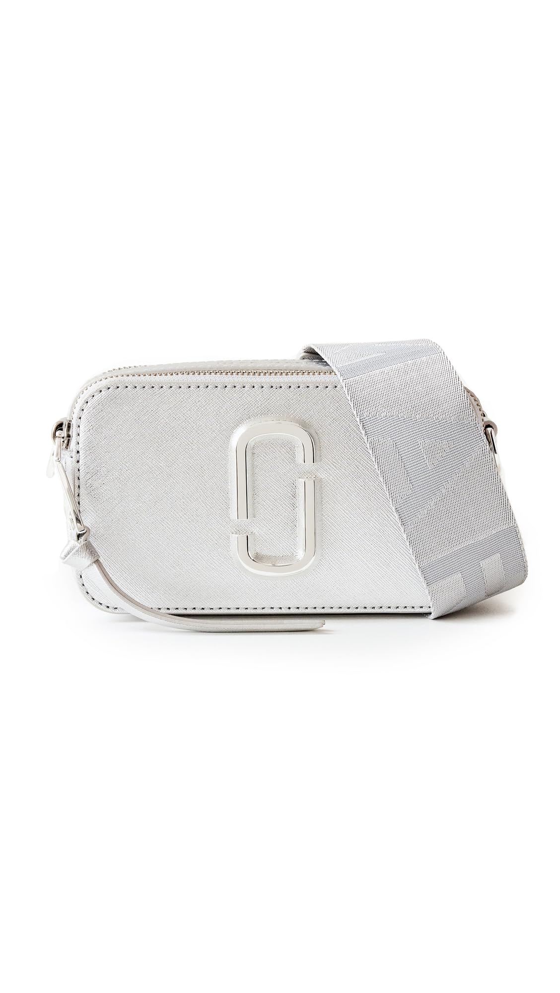 Marc Jacobs Women's Silver Met Snapshot Shoulder Bag