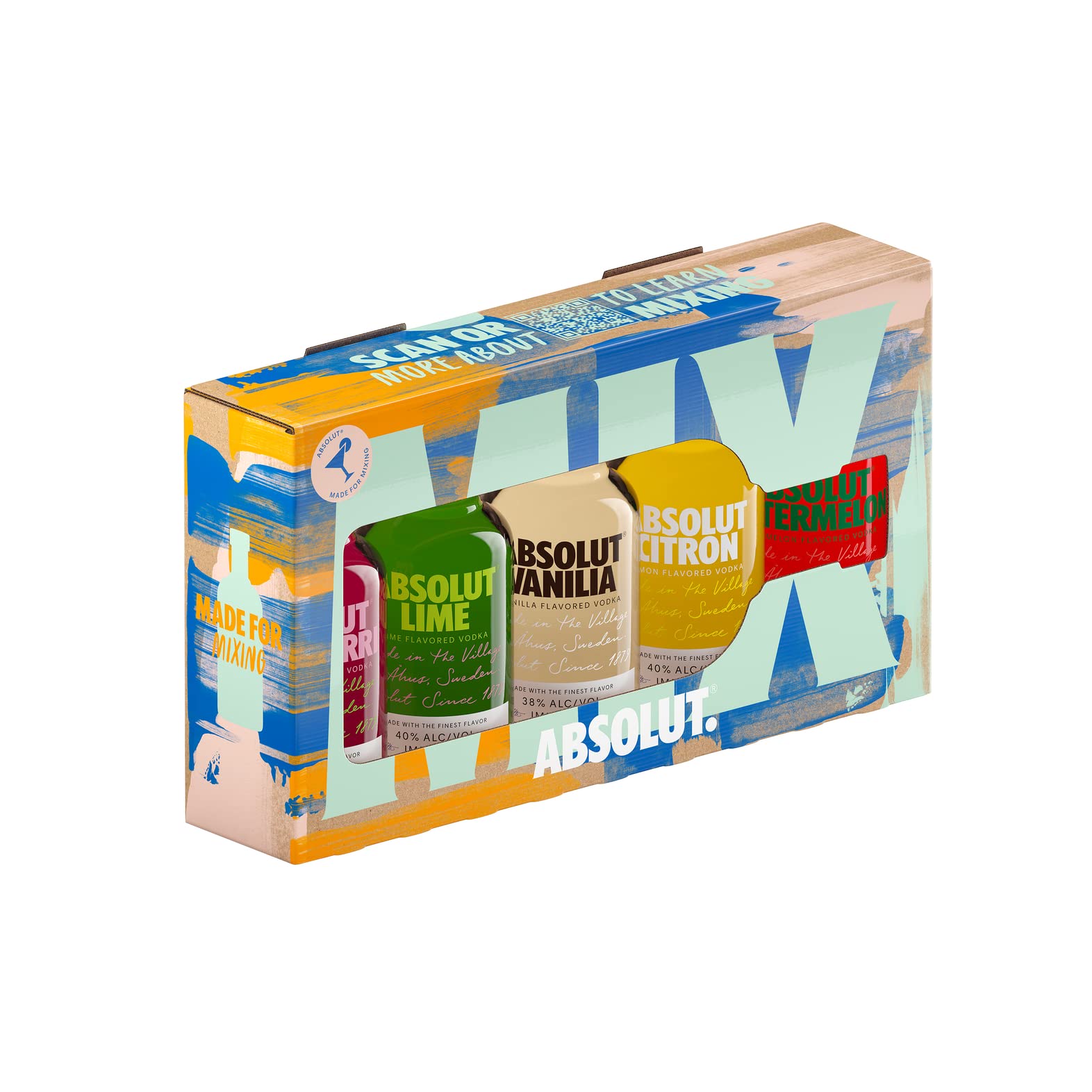 Absolut Pack 5 Miniaturas Vodka 5 x 50 ml