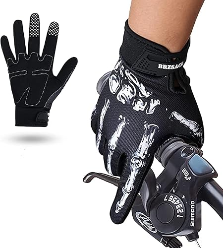 Miniatura 2 de BRZSACR Guantes deportivos al aire libre guantes de ciclismo con pantalla táctil para motocicleta MTB hombres mujeres