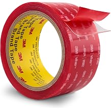 3M Heavy Duty Double Sided Tape 2x15.4Ft 0.04in Thick Clear 4910