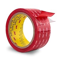 Vista 13 de 3M Cinta de montaje de doble cara VHB 0.5 x 15.4 pies 0.025 pulgadas de grosor, color blanco 4930, cinta adhesiva de espuma impermeable resistente