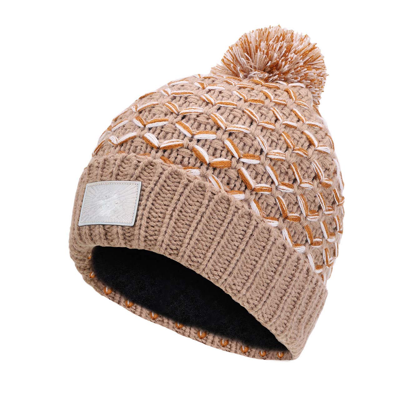 Damska czapka zimowa typu beanie czapka pomponowa czapka z pomponem gruba dzianinowa czapka ciepła czapka zimowa Household faucets