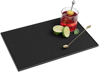 Facmogu 18 x 12 in Rubber Bar Mats for Countertop, Non-Slip Dish Drying Pad