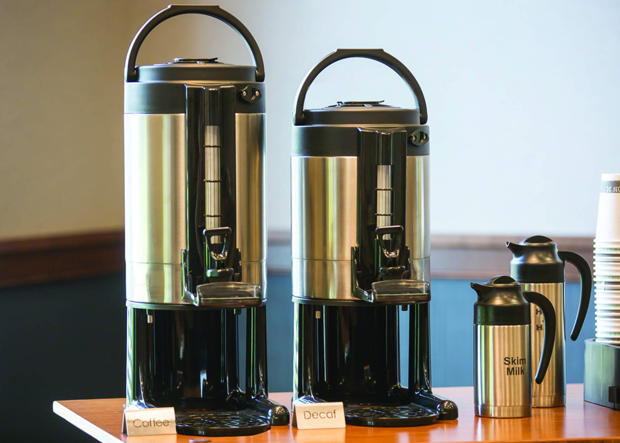 Service Ideas GIU15GV2 Thermal Coffee Dispenser, Large Volume, 1.5 Gallon, Brushed Finish