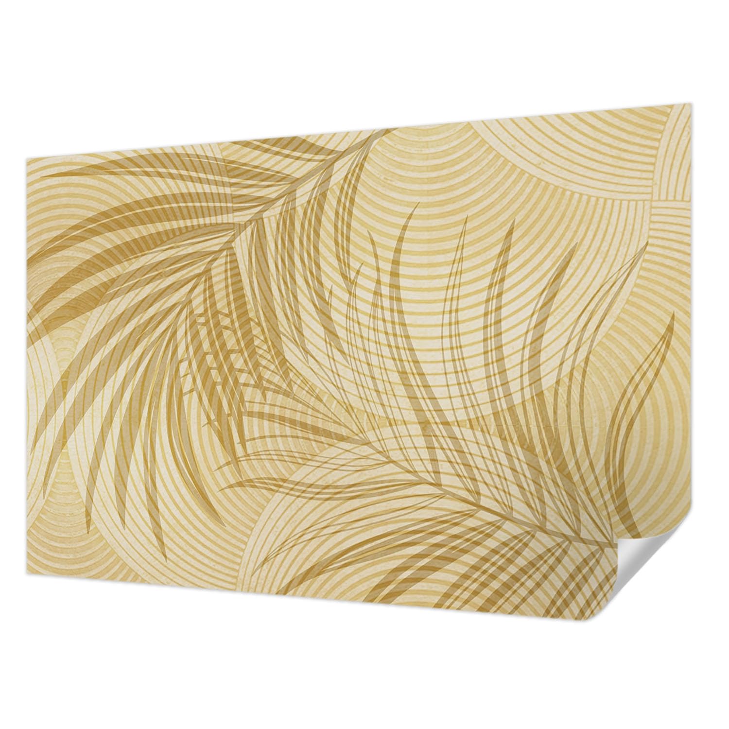 Papier peint auto-adhésif 104x70 cm élégance tropicale moderne pour chambre et salon