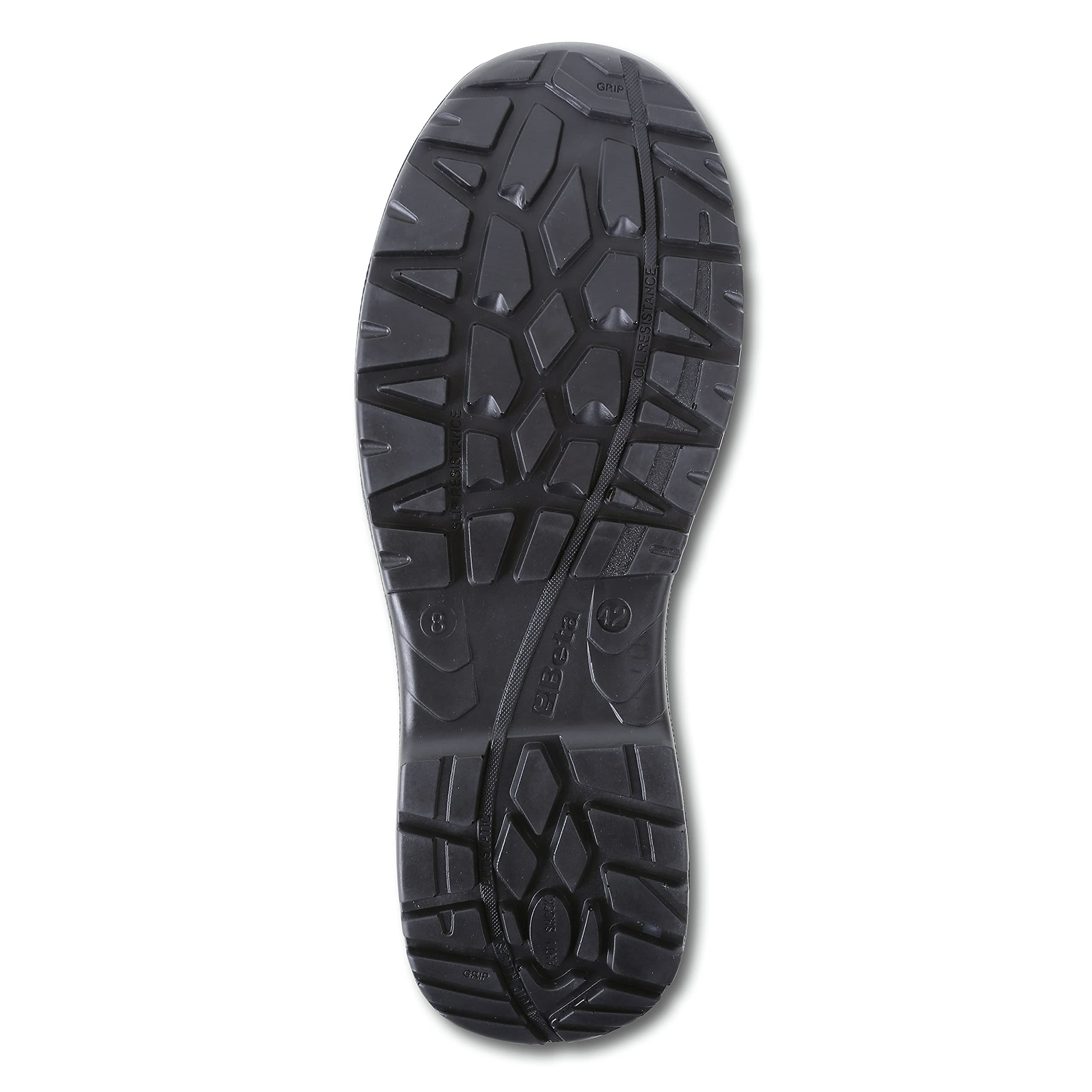 Beta7221PEK 43 - Scarpe Alte in Pelle Idrorepellente con Inserti in Nylon, Rinforzo antiabrasione nella Zona del Puntale e rapido sfilamento